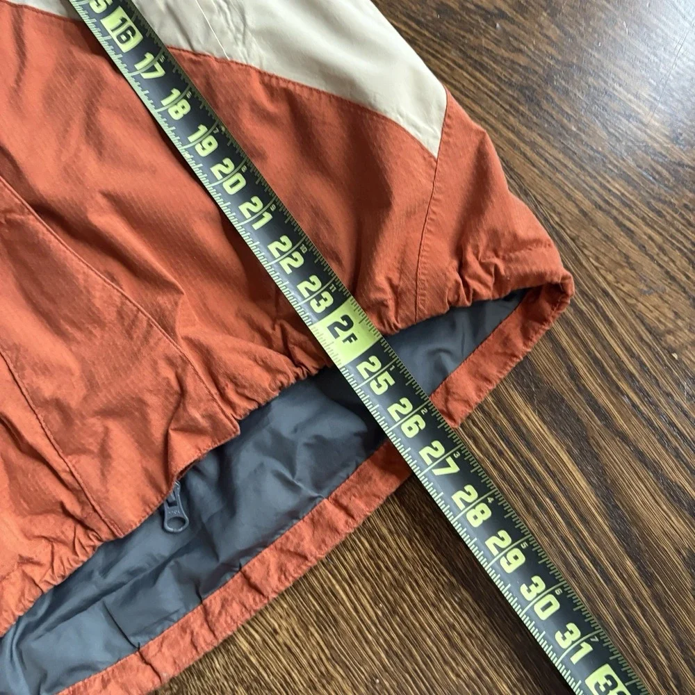 Helly Hansen Ski Jacket Mens XS Helly Tech Colorblock Waterproof Hooded Orange